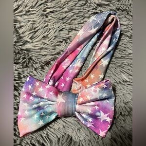 Little Sleepies Stardust Luxe Bow Headband EUC
